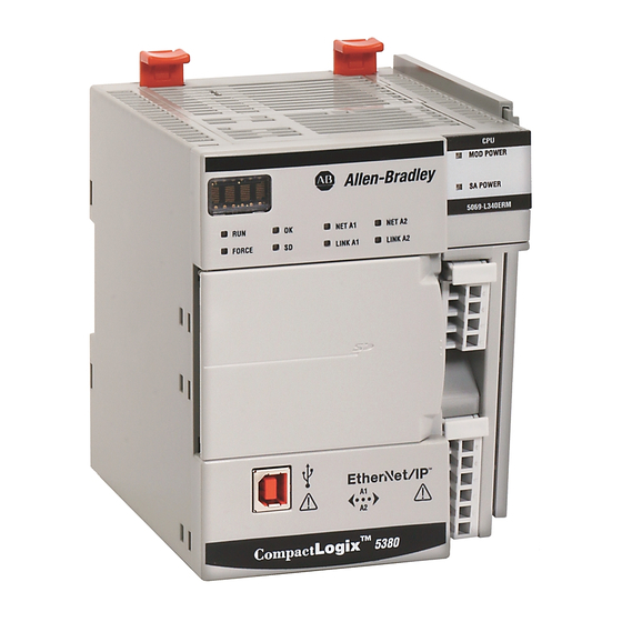 Rockwell Automation Allen-Bradley CompactLogix 5380 Instrucciones De Instalación