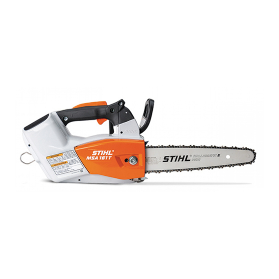 Stihl MSA 161 T Manual De Instrucciones