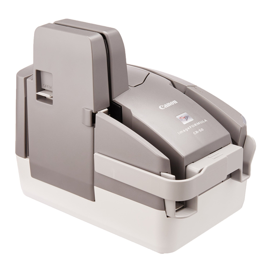 Canon imageFORMULA CR-50 Guía De Funcionamiento Y Mantenimiento