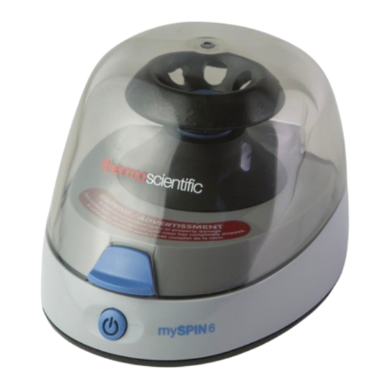 Thermo Fisher Scientific mySPIN 6 Manual De Instrucciones