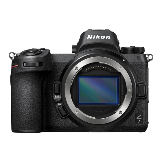 Nikon Z 7 Manuales