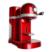 KitchenAid Nespresso my machine KES0504 Manual De Instrucciones