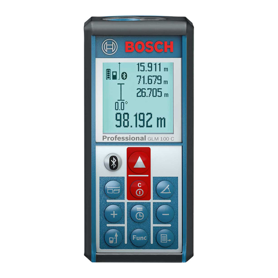 Bosch GLM 100 C Instrucciones De Funcionamiento