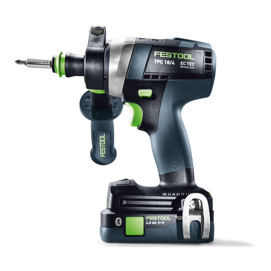 Festool TPC 18/4 Manual De Instrucciones Original