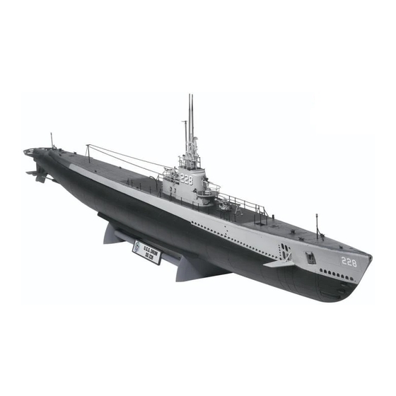 REVELL GATO CLASS SUBMARINE Manuales