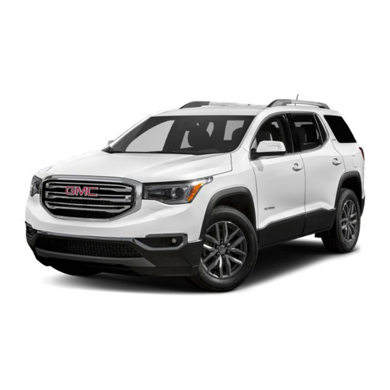 GMC Acadia 2019 Manual Del Propietário