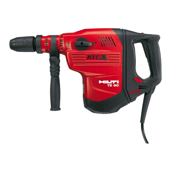 Hilti TE 80-ATC Manual De Instrucciones