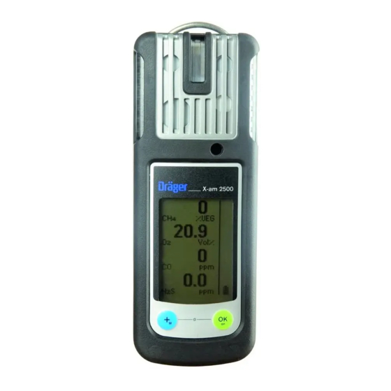 Dräger X-am 2500 Instrucciones De Uso