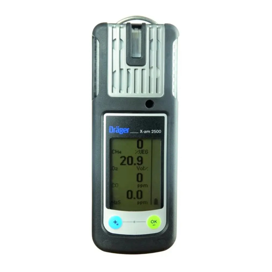 Dräger X-am 2500 Instrucciones De Uso