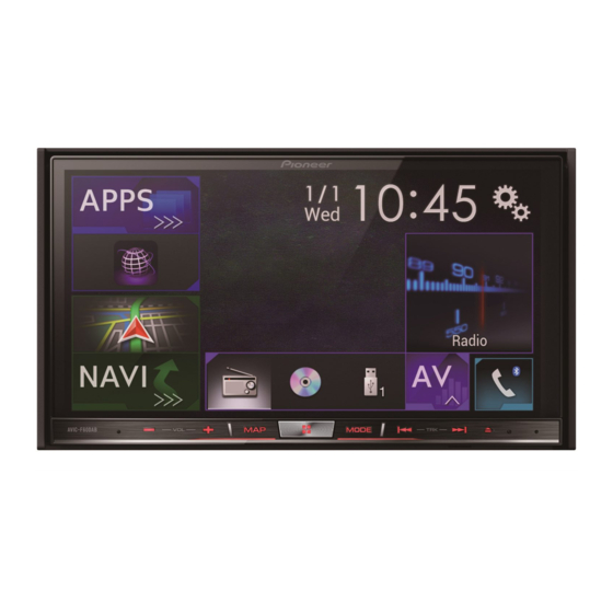 Pioneer AVIC-F60DAB Manual Del Operacion