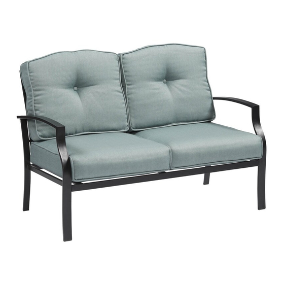 Garden Treasures LOVESEAT Manual De Instrucciones