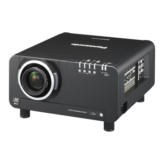 Panasonic PT-D10000E Instrucciones De Funcionamiento