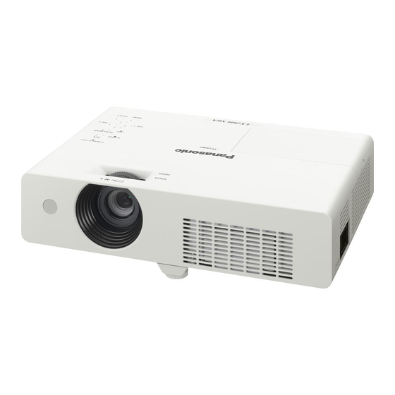 Panasonic PT-LX22E Instrucciones De Uso