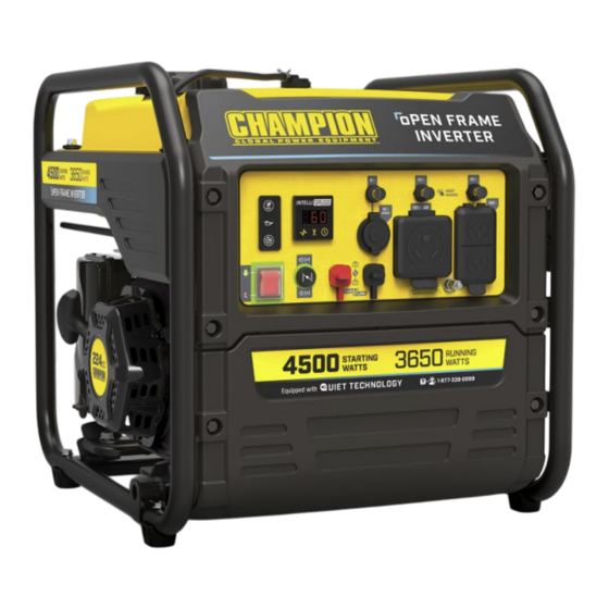 Champion Global Power Equipment 100892 Manual Del Operador