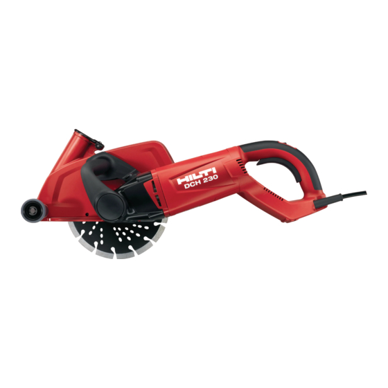 Hilti DCH 230 Manual De Instrucciones