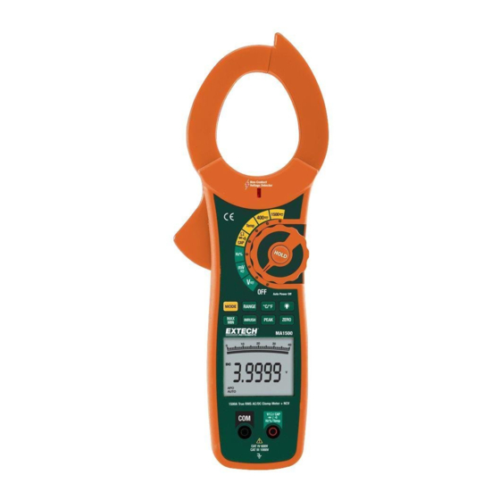 Extech Instruments MA1500 Manual Del Usuario