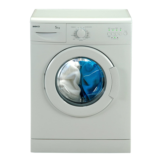 Beko WML 15126 P Manual