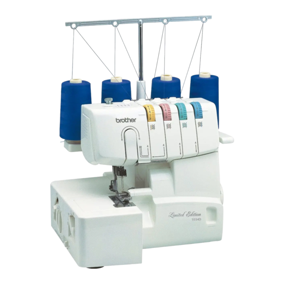 Brother 1034D Instrucciones Para Enhebrar