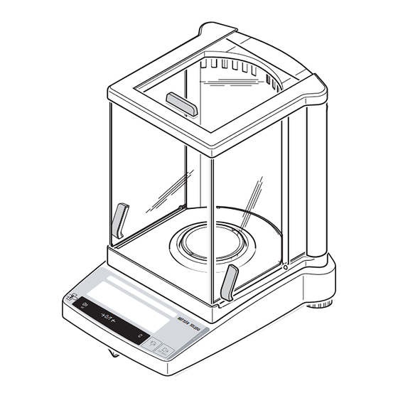 Mettler Toledo AB-S/PH Serie Instrucciones De Manejo