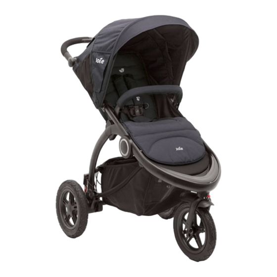 Joie crosster stroller Manuales