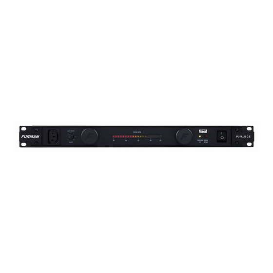 Furman PL-PLUS C E Manual Del Propietário