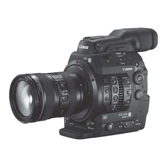 Canon EOS C300 Mark II Manual De Instrucciones