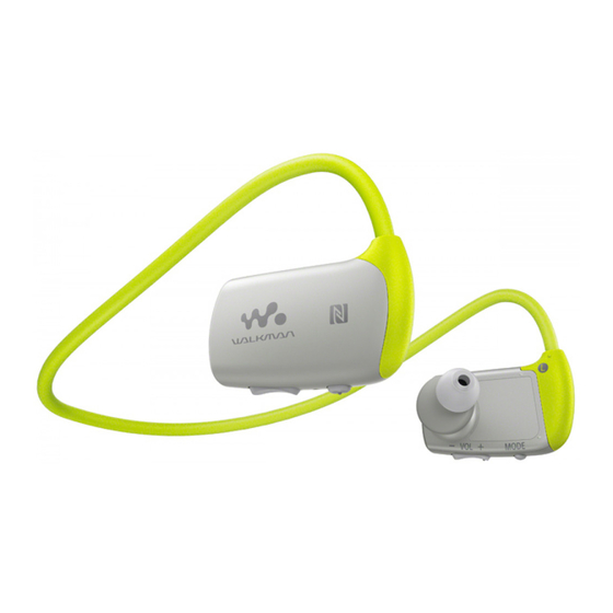 Sony Walkman NWZ-WS613 Manual De Uso