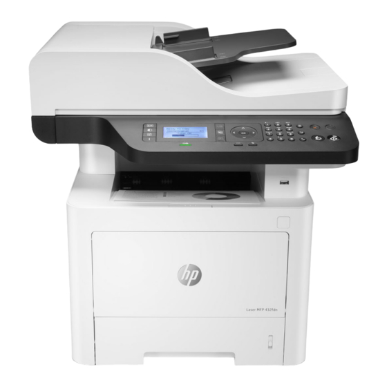 HP Laser MFP 432fdn Manuales