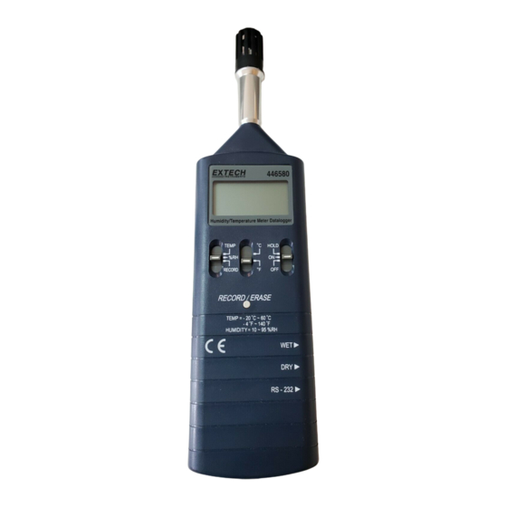 Extech Instruments 4465CF Manual Del Usuario