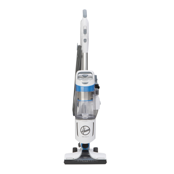 Hoover React UH73100 Manuales