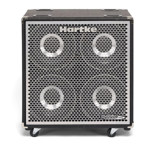 Hartke HyDrive HX115 Manuales