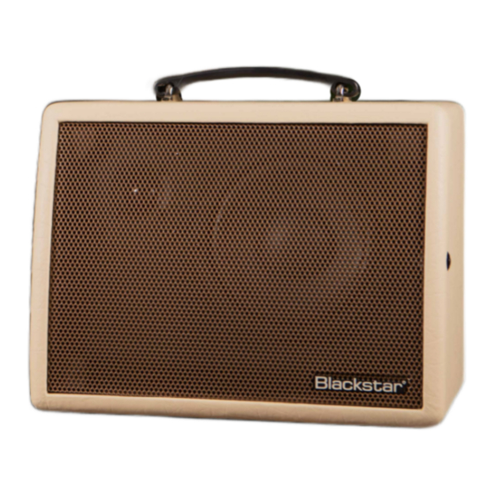 Blackstar Amplification Sonnet 60 NATURAL RESPONSE El Manual Del Propietario