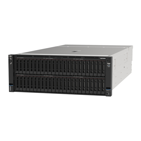 Lenovo ThinkSystem SR860 V3 7D93 Guía De Mantenimiento