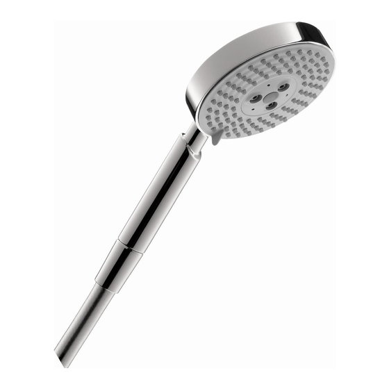 Hansgrohe Raindance E 120 AIR 3jet 28507000 Manual Del Usuario