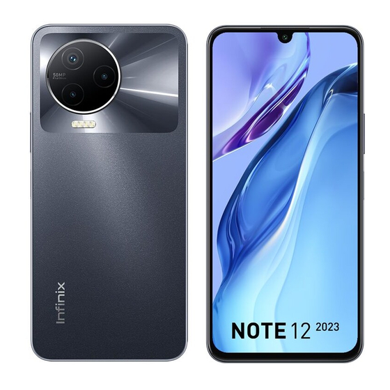 infinix NOTE 12 2023 Manuales