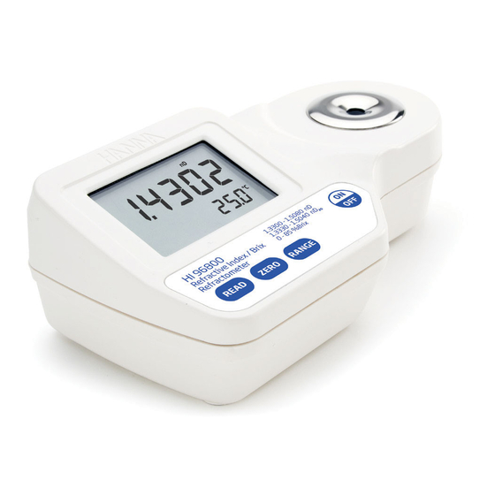 Hanna Instruments HI96800 Manual De Instrucciones