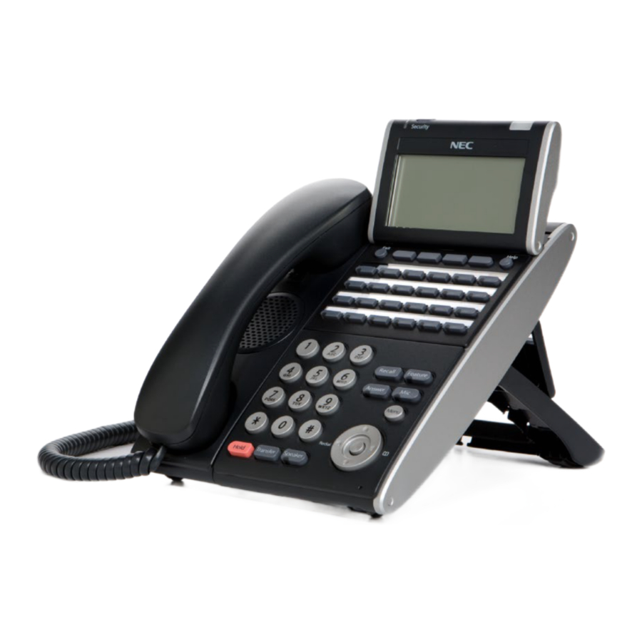 Manual del teléfono NEC SV9100