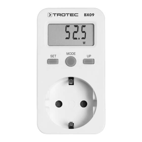 Trotec BX09 Manual De Instrucciones