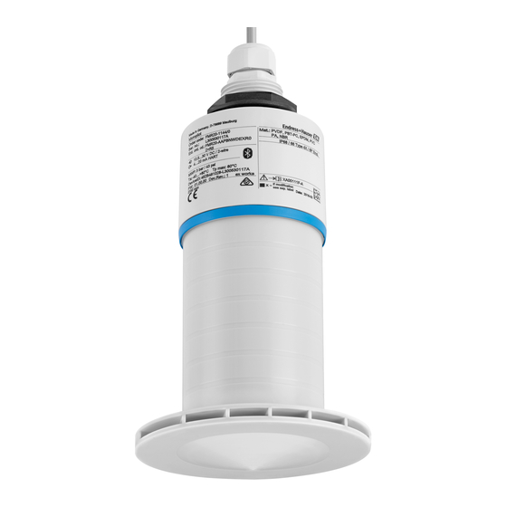 Endress+Hauser Micropilot FMR20 HART Manual De Instrucciones Abreviado