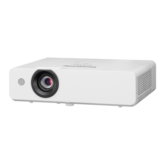 Panasonic PT-LW375 Instrucciones De Operación