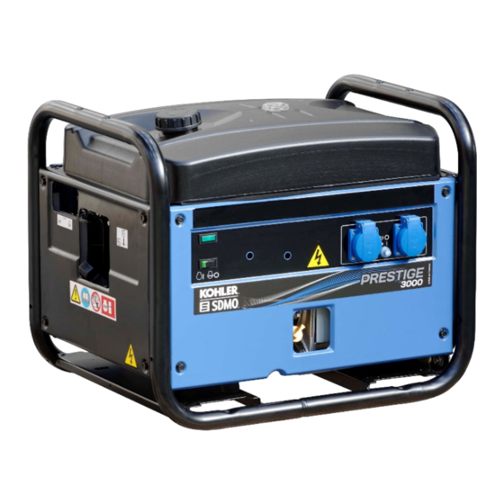 Kohler SDMO PRESTIGE 3000 C5 Manual De Utilización Y Mantenimiento