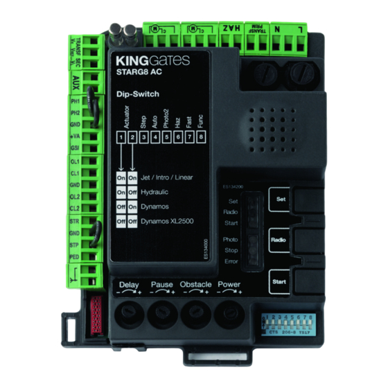 King gates STARG8 AC Manuales