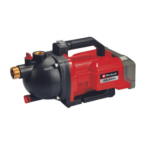 EINHELL AQUINNA 36/30 Manual De Instrucciones