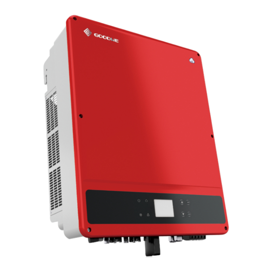 Goodwe SMT Serie Guía De Instalación Rápida