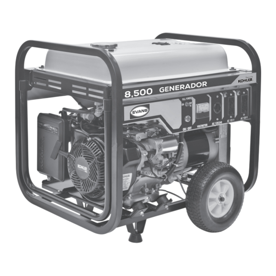 Evans G85MG1400KAE Manual De Propietario