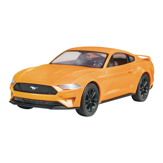 REVELL 2018 MUSTANG GT Manual De Instrucciones