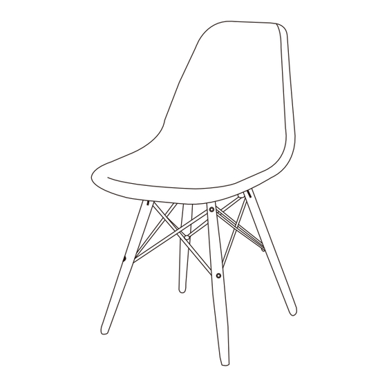 Home Collection EAMES 80025-W-01 Manual De Instrucciones