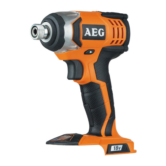 AEG BSS 18C Manual Original