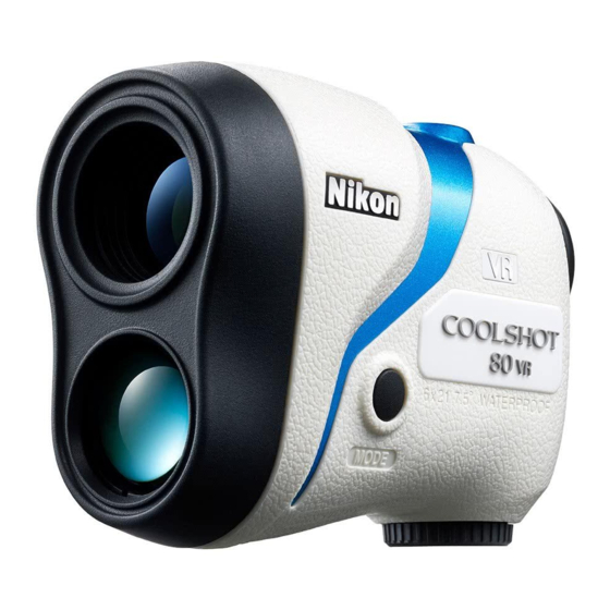 Nikon COOLSHOT 80 i VR Manual De Instrucciones