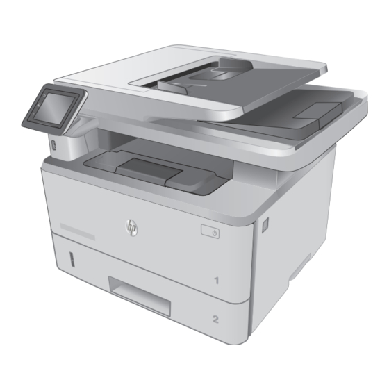HP LaserJet Pro MFP M426 Serie Guia De Inicio Rapido